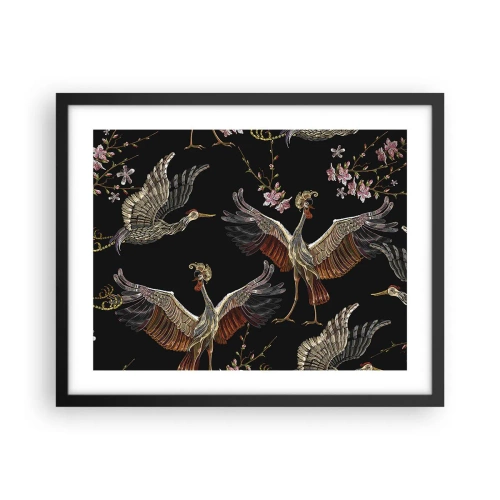 Poster in black frame - Fairy Tale Bird - 50x40 cm