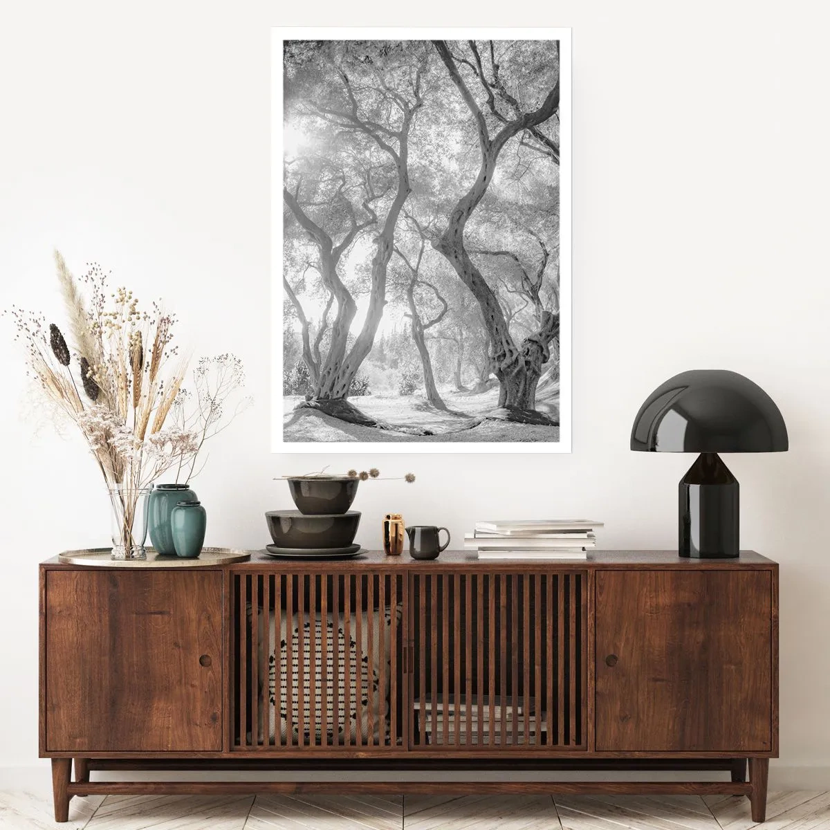 Poster - In an Olive Grove - 30x40 cm