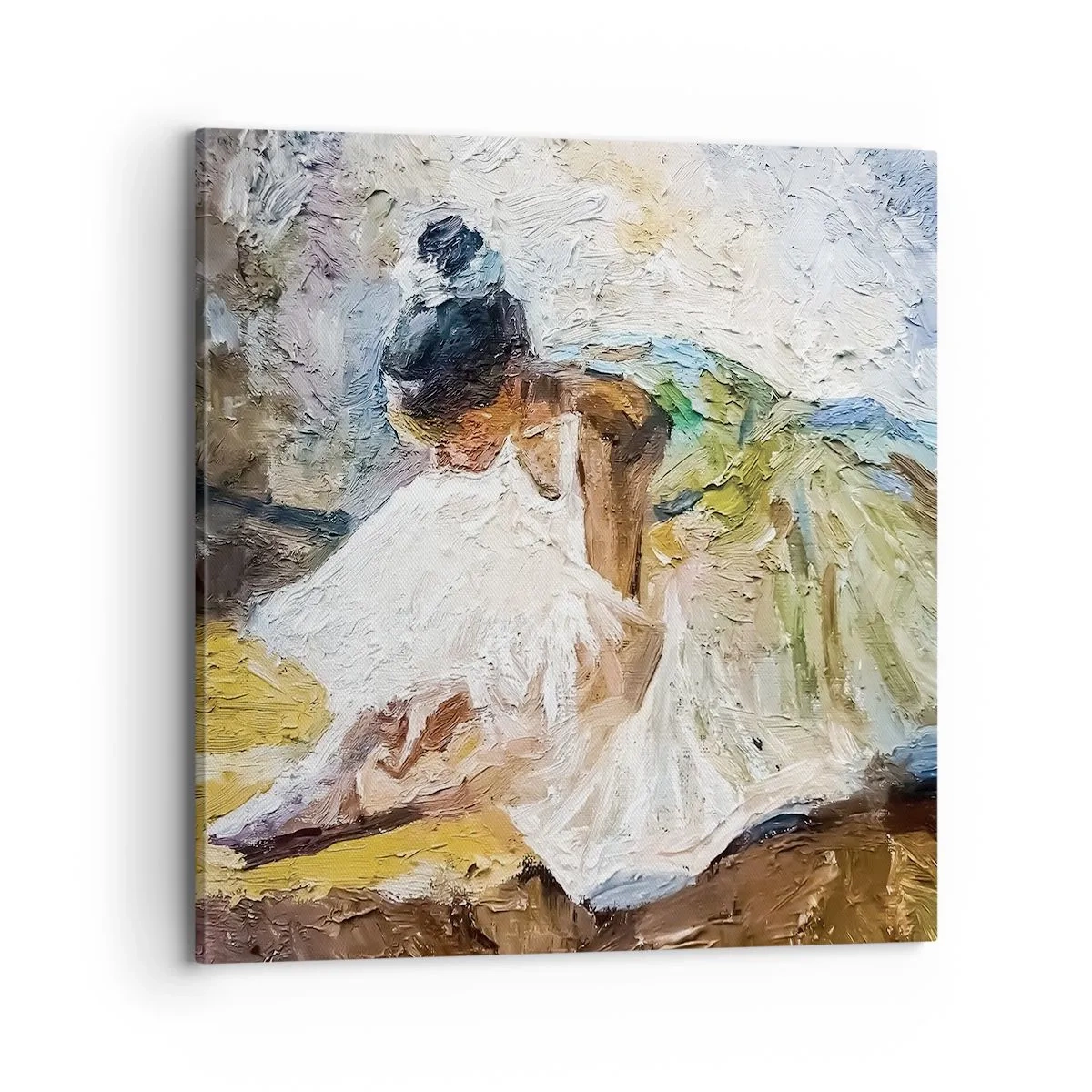 Canvas picture - From Degas' Painting - 70x70 cm