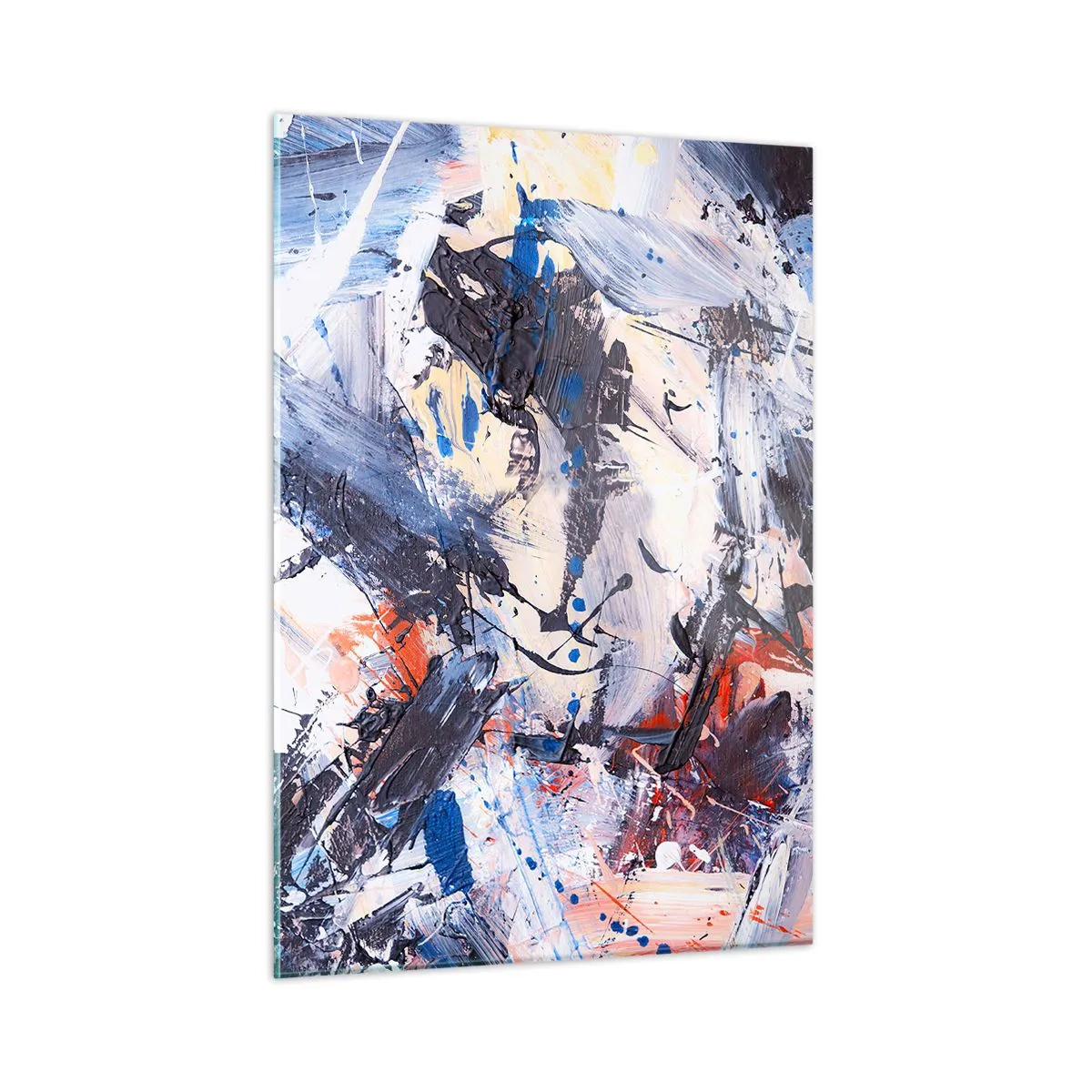 Glass picture - Crazy Dance of Abstraction - 50x70 cm