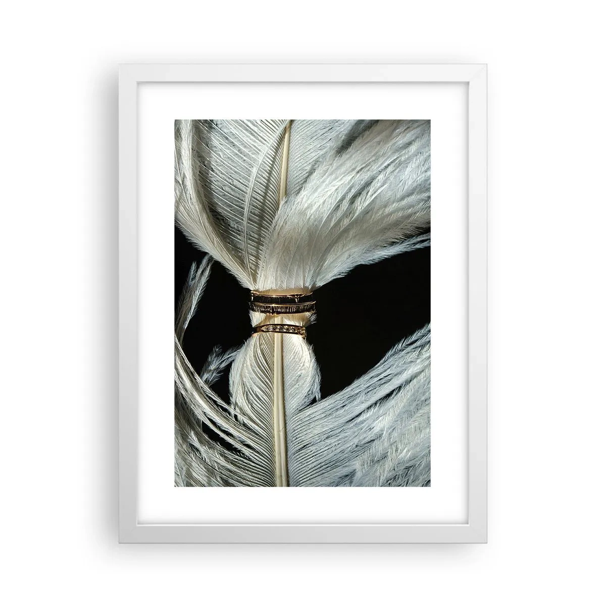 Poster in white frmae - …and I won't Leave You… - 30x40 cm