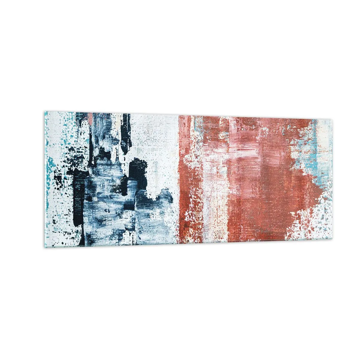 Glass picture - Abstract Fifty Fifty - 100x40 cm