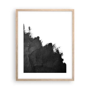 Poster in light oak frame - Elements: Earth - 40x50 cm