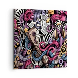 Canvas picture - Complicated Melody - 60x60 cm