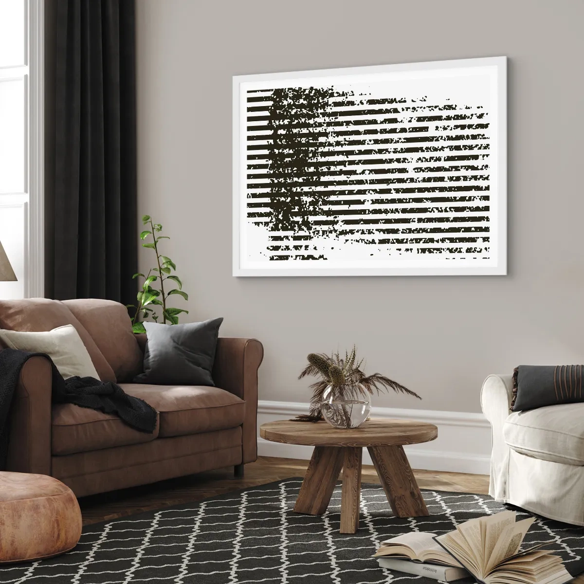 Poster in white frmae - Rhythm and Noise - 70x50 cm