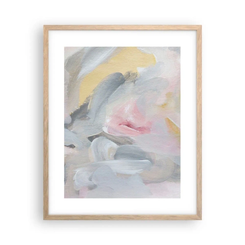 Poster in light oak frame - In a Pastel World - 40x50 cm