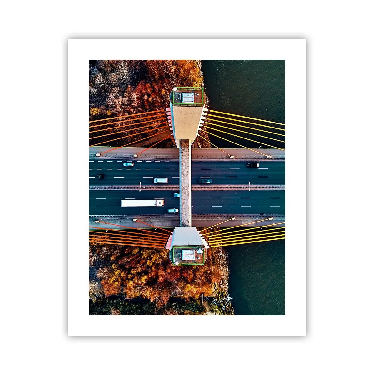 Poster - Behind Seas and Oceans - 40x50 cm