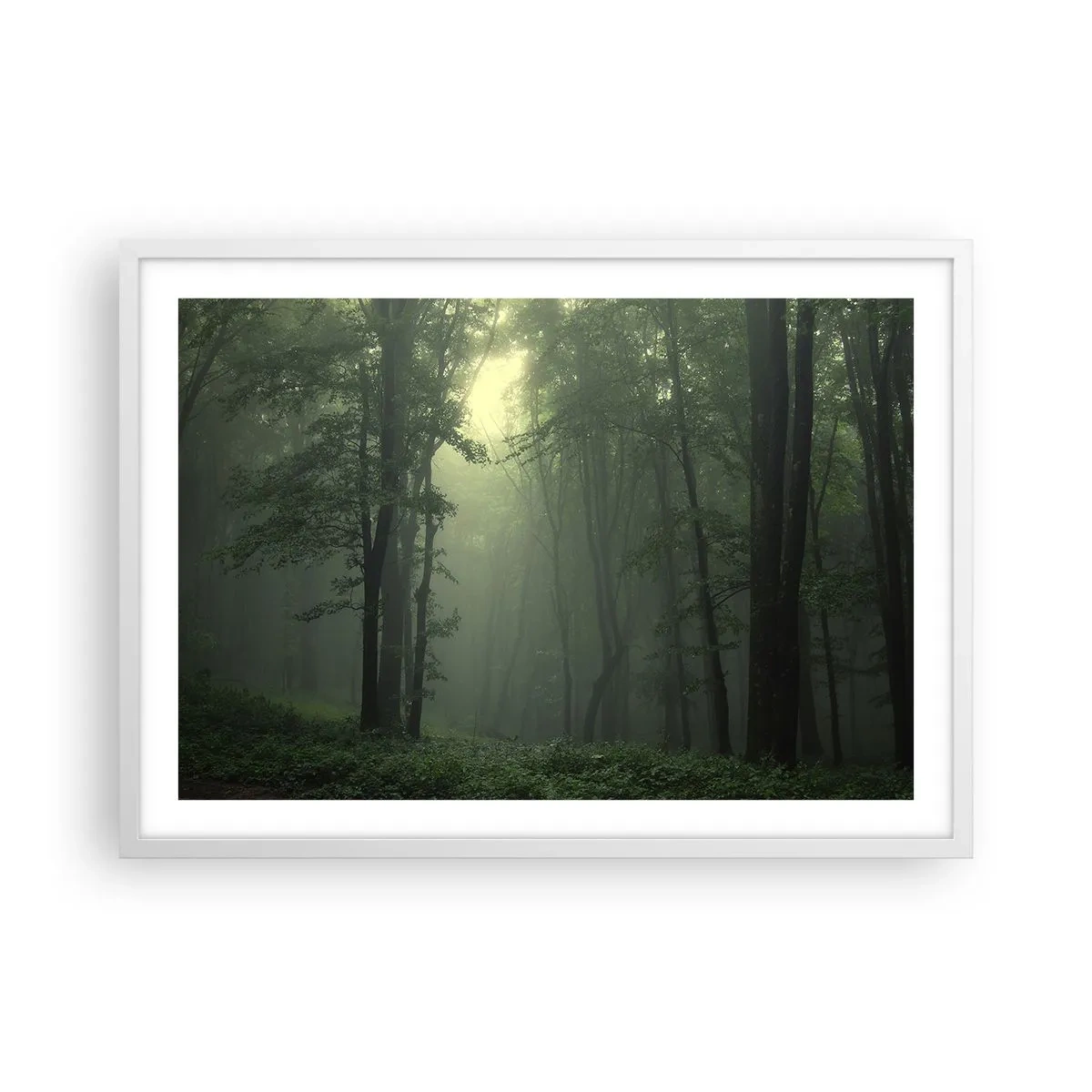 Poster in white frmae - Before It Wakes Up - 70x50 cm