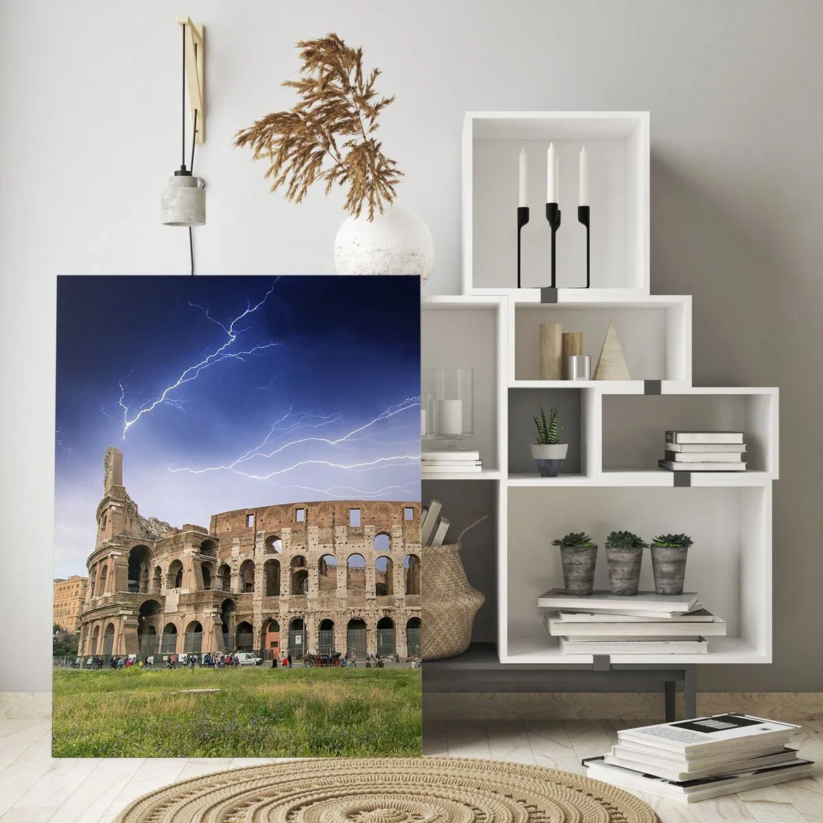 Glass picture - Battle Arena - 70x100 cm