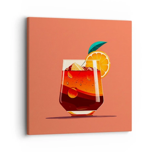Canvas picture - Summer Refreshment - 30x30 cm