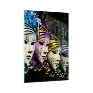 Glass picture - Secret in Gold and Silver - 70x100 cm