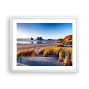 Poster in white frmae - For Peace Seekers - 50x40 cm