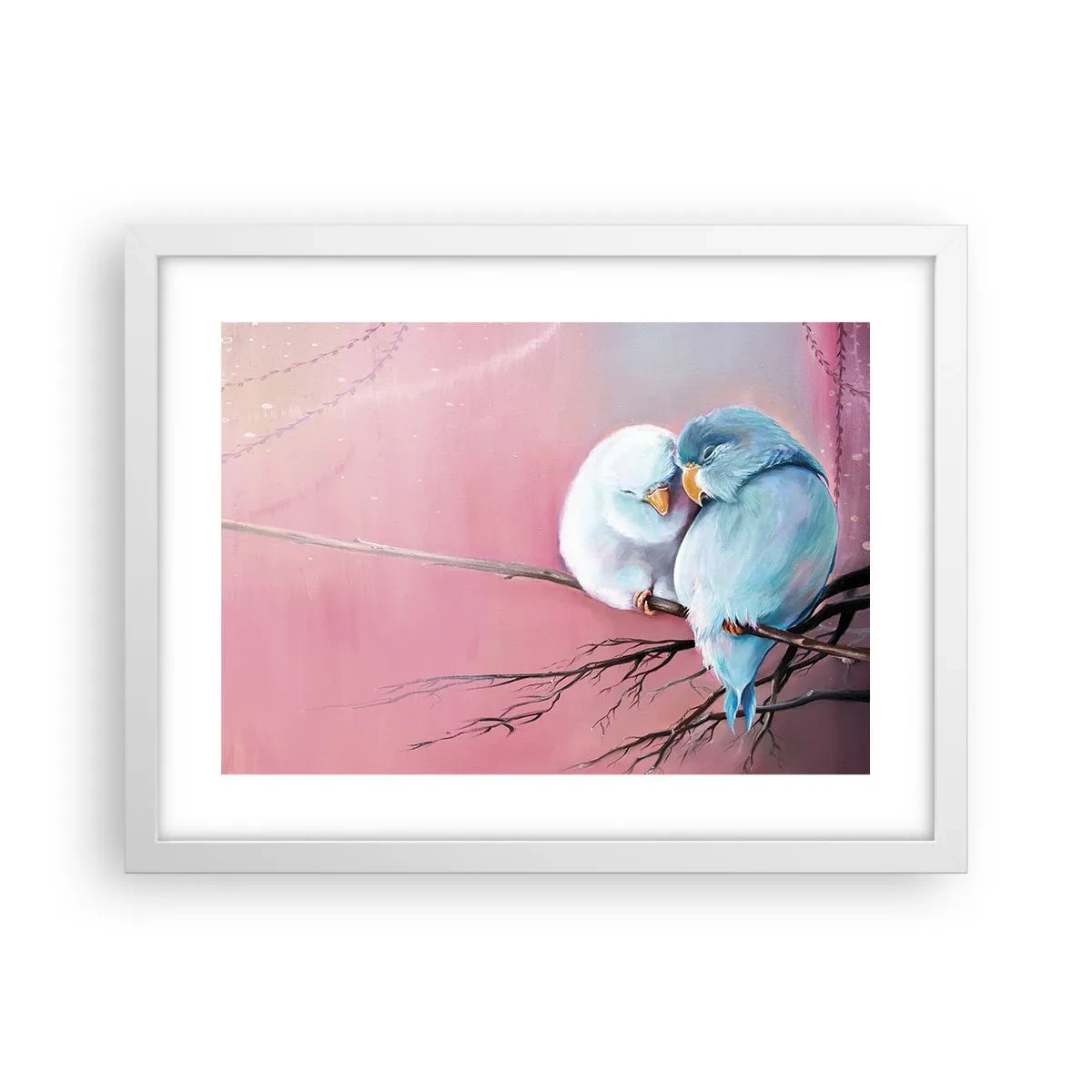 Poster in white frmae - What Can We Add? - 40x30 cm