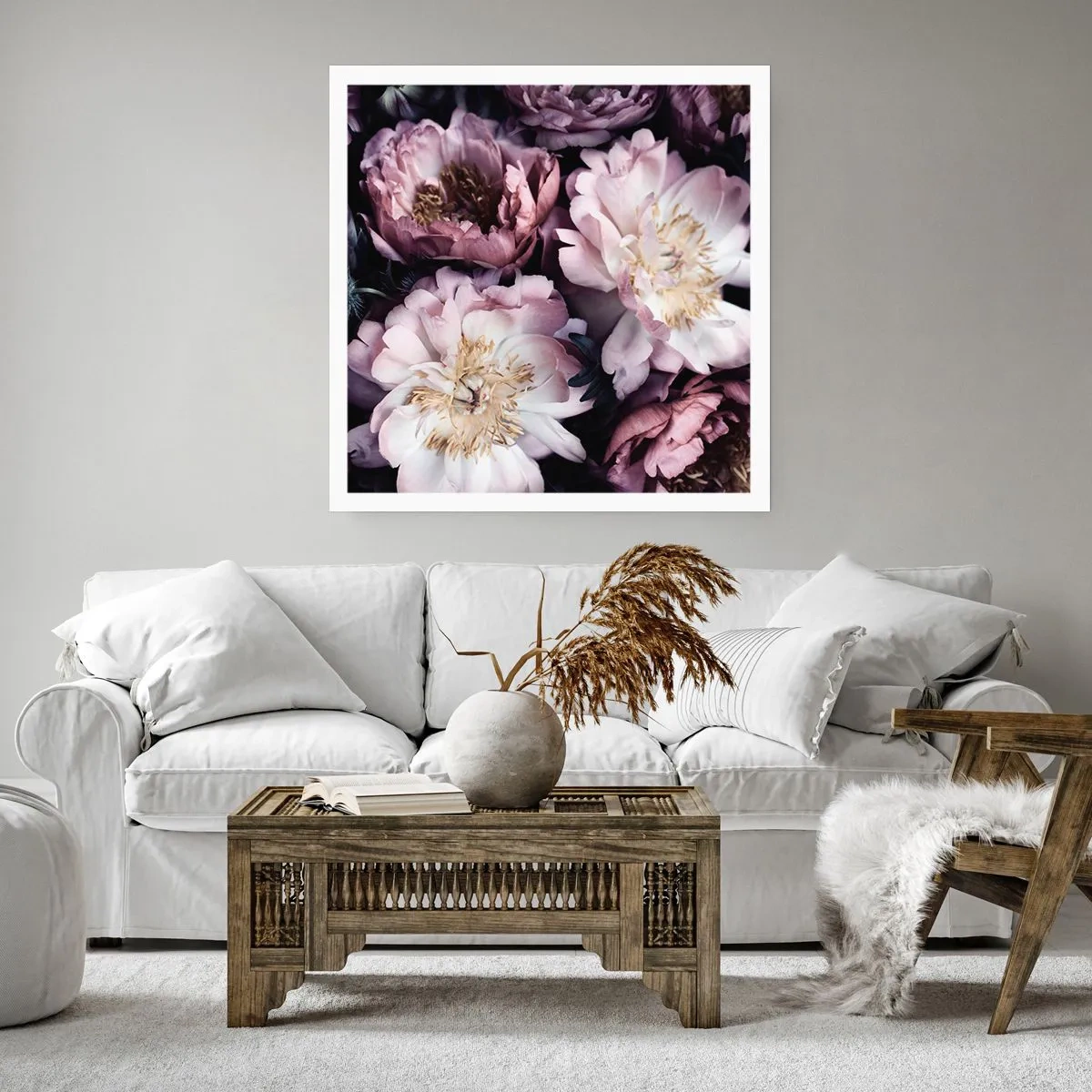 Poster - Old Style Bouquet - 50x50 cm