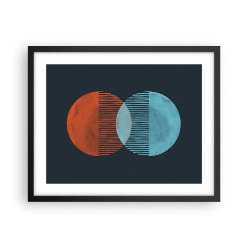Poster in black frame - Astronomical Fantasy - 50x40 cm