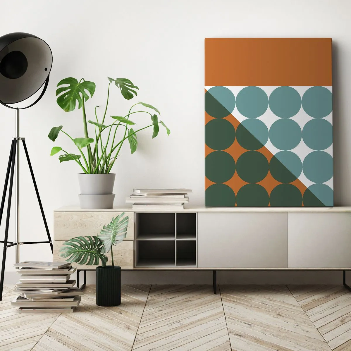 Canvas picture - Upwards and Diagonally - 80x120 cm