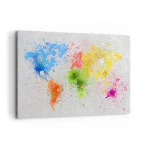 Canvas picture - All the Colours of the World - 100x70 cm