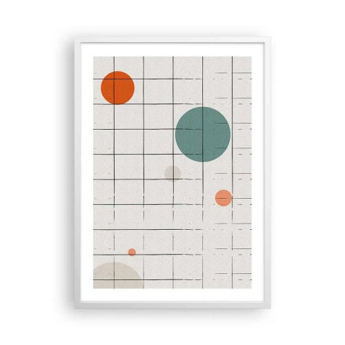 Poster in white frmae - Imprisoned. Us or Them? - 50x70 cm