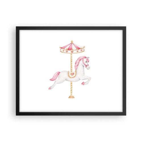 Poster in black frame - Off the Hoofs - 50x40 cm