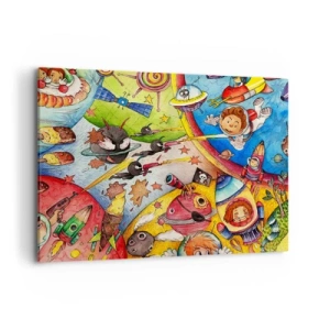 Canvas picture - Great Space Adventure - 100x70 cm