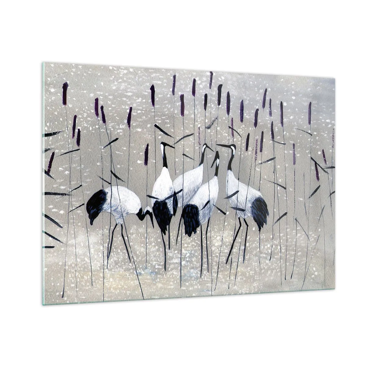 Glass picture - Birds of Feather - 100x70 cm