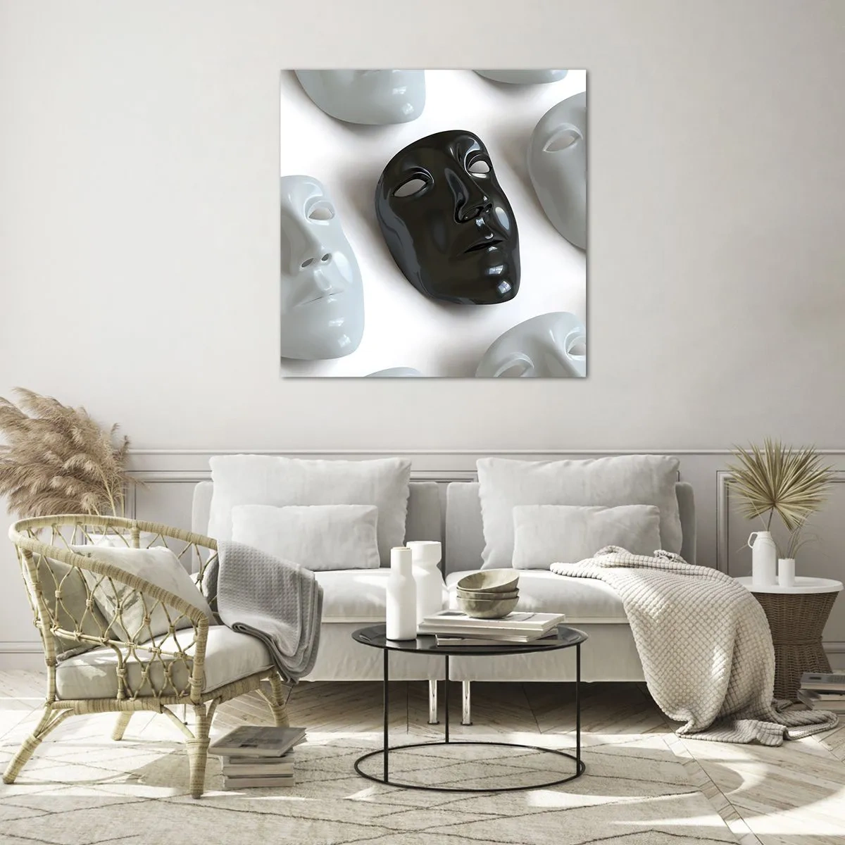 Glass picture - How to Stand Out? - 30x30 cm
