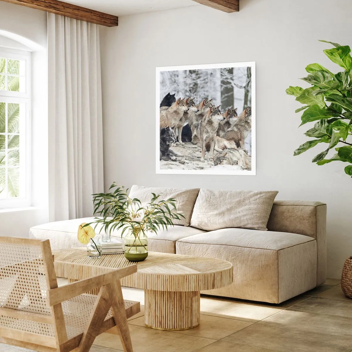 Poster - Family and Friends - 60x60 cm