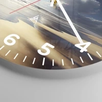 Clock face with numbers