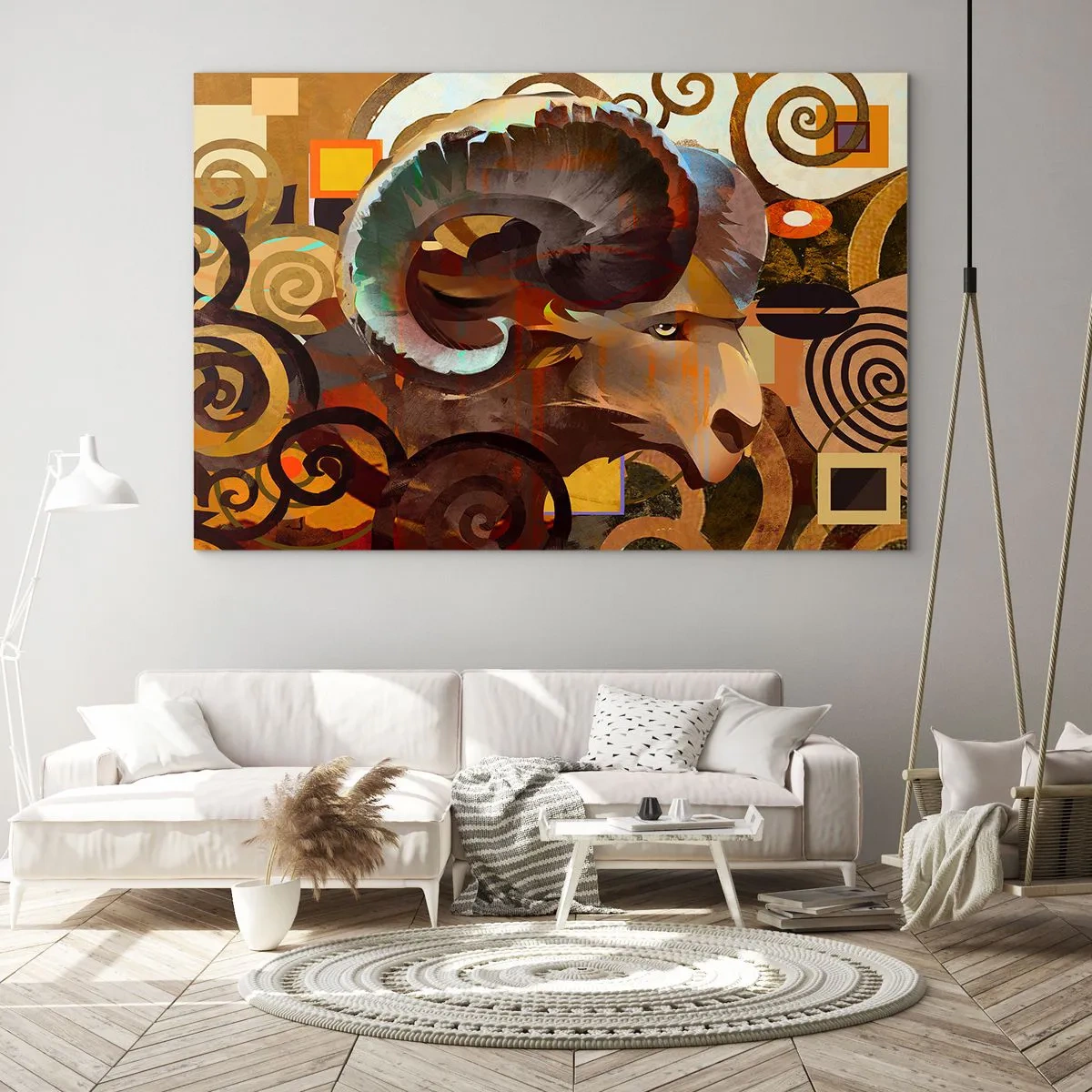 Glass picture - Magic - Religions - Rituals - 120x80 cm