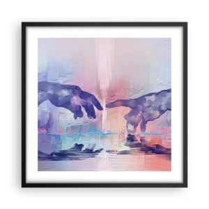 Poster in black frame - Godly Spark of Life - 50x50 cm