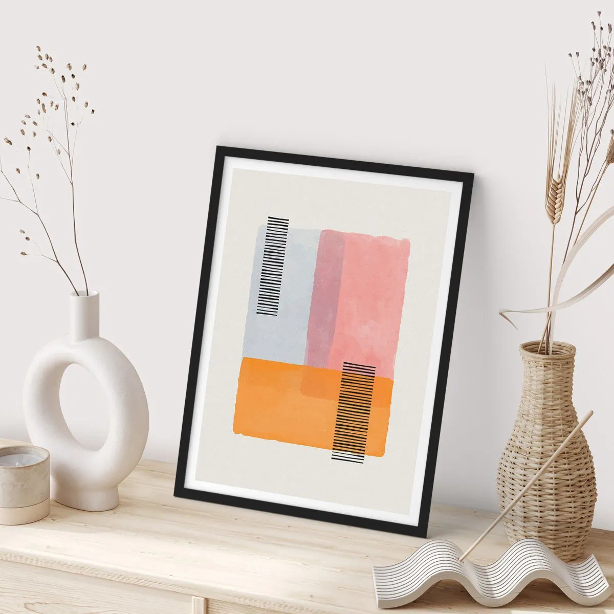 Poster in black frame - From Corner to Corner - 70x100 cm