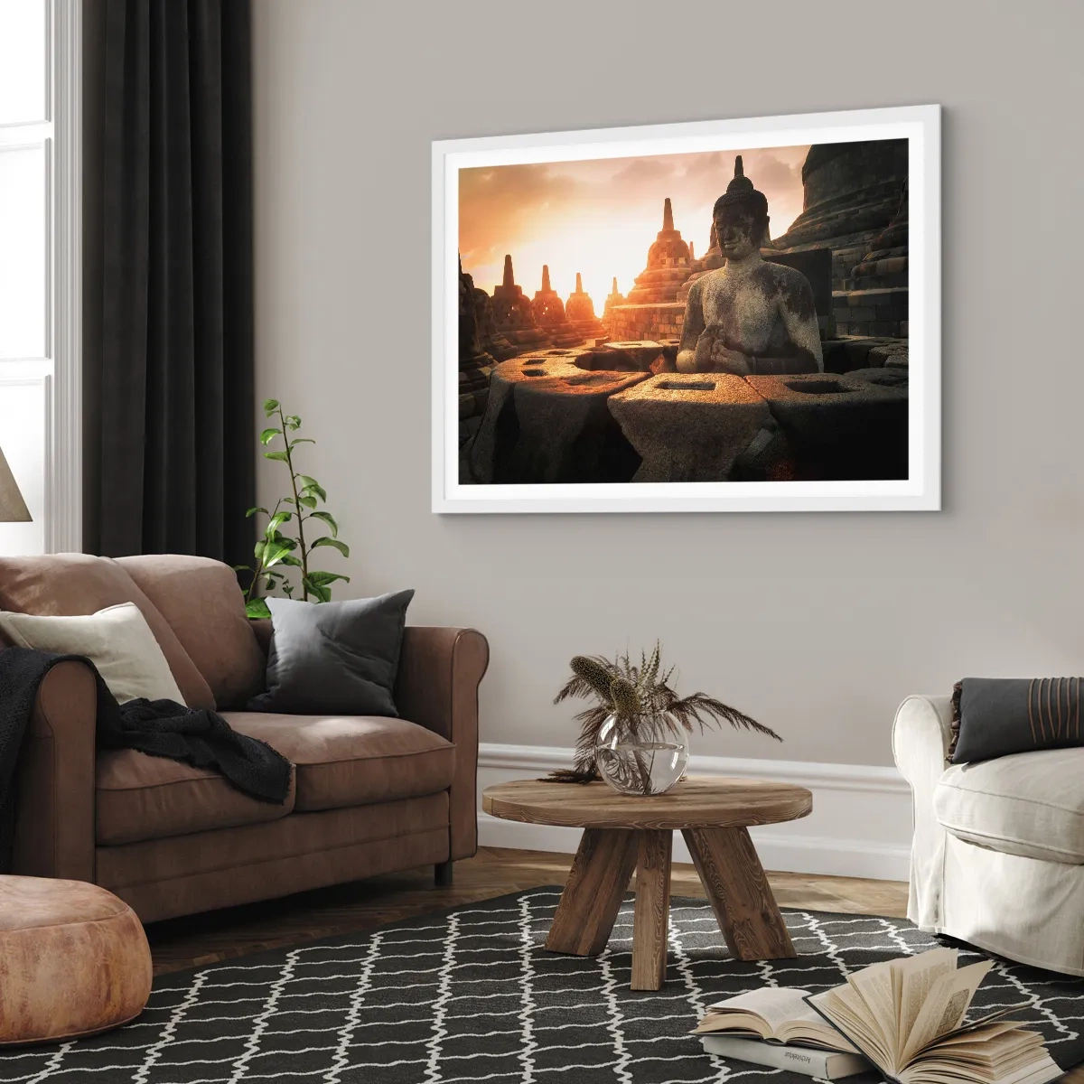 Poster in white frmae - Weather of Great Wisdom - 70x50 cm