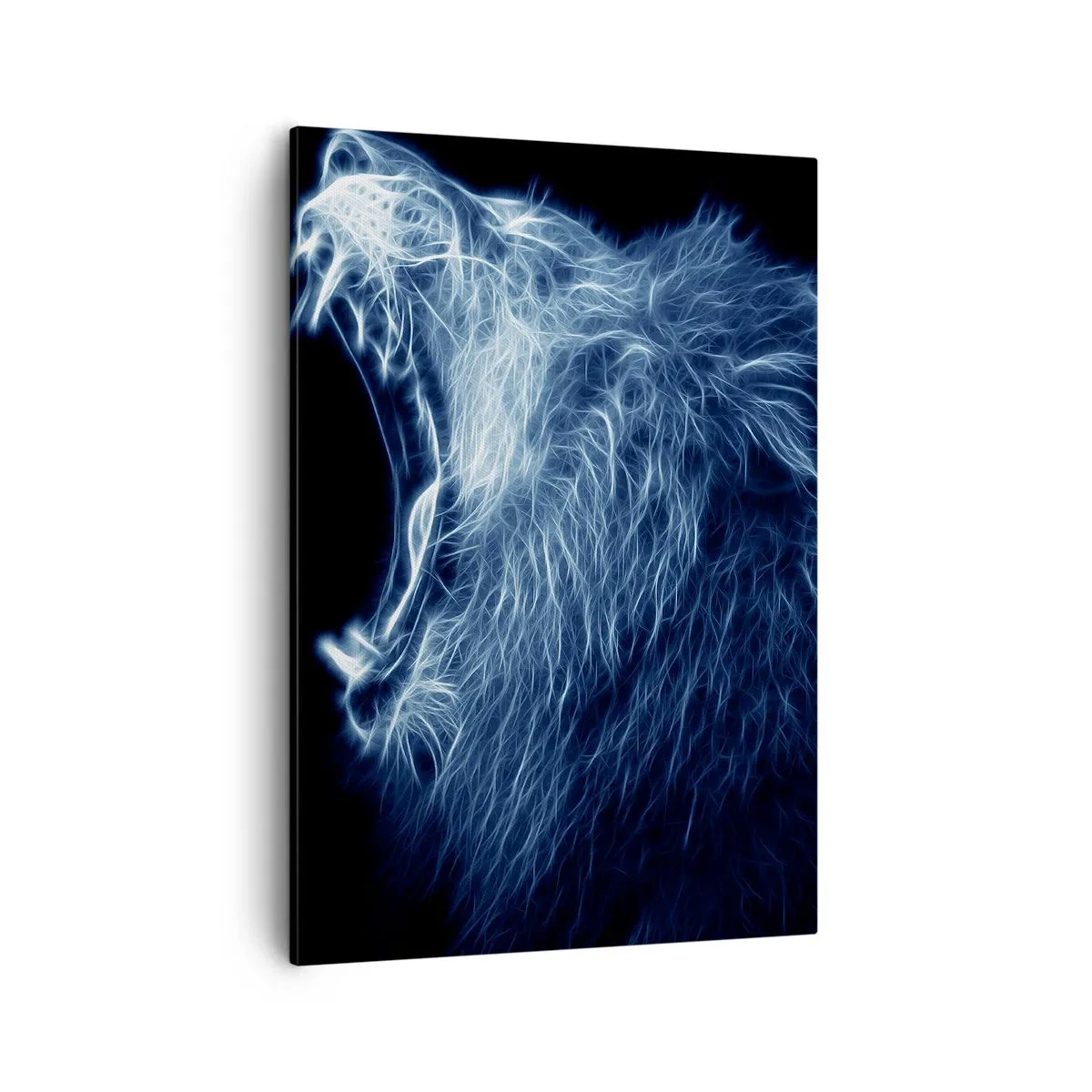Canvas picture - Flaming Rage of a King - 50x70 cm