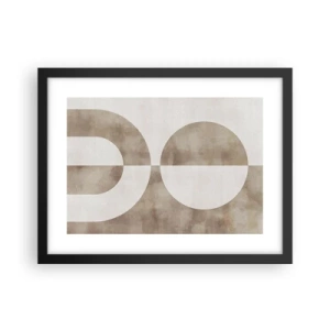 Poster in black frame - Similarities and Differences - 40x30 cm