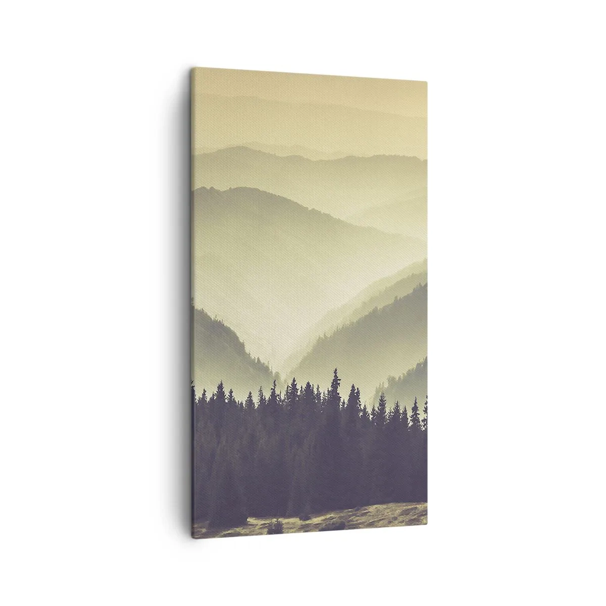 Canvas picture - In a Faraway Land, Past the Mountains - 45x80 cm