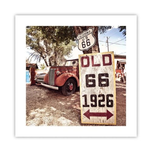 Poster - Legend of an American Province - 40x40 cm