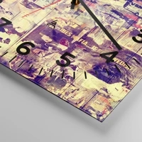 Clock face with numbers