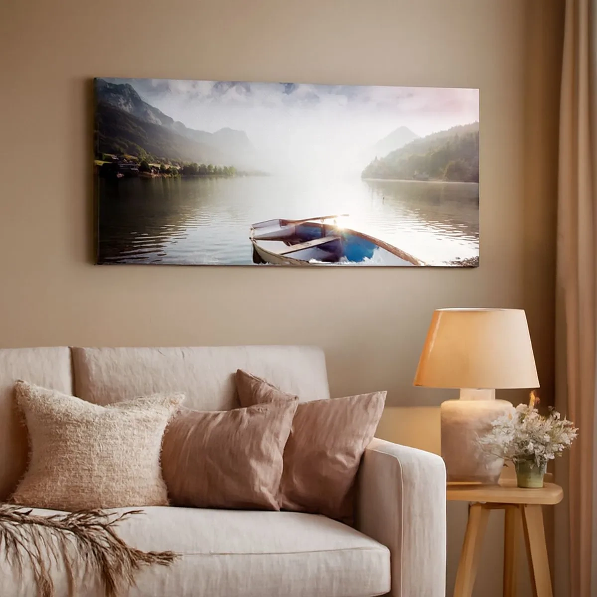 Canvas picture - By the Great, Clear Waters - 100x40 cm