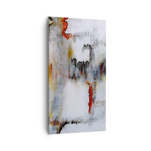 Canvas picture - With a Stick on Water - 55x100 cm