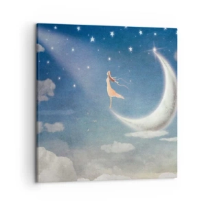 Canvas picture - Blue Suitor - 60x60 cm