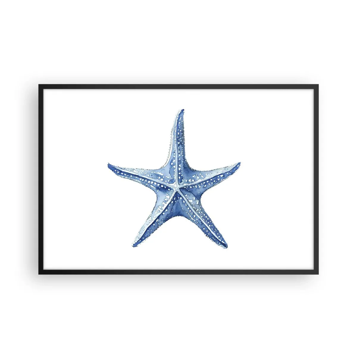 Poster in black frame - Sea Star - 91x61 cm