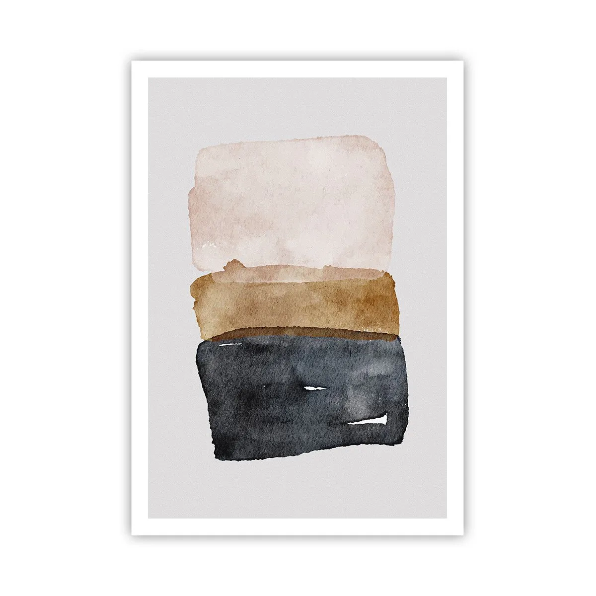 Poster - Composition of the Colours of the Soil - 70x100 cm