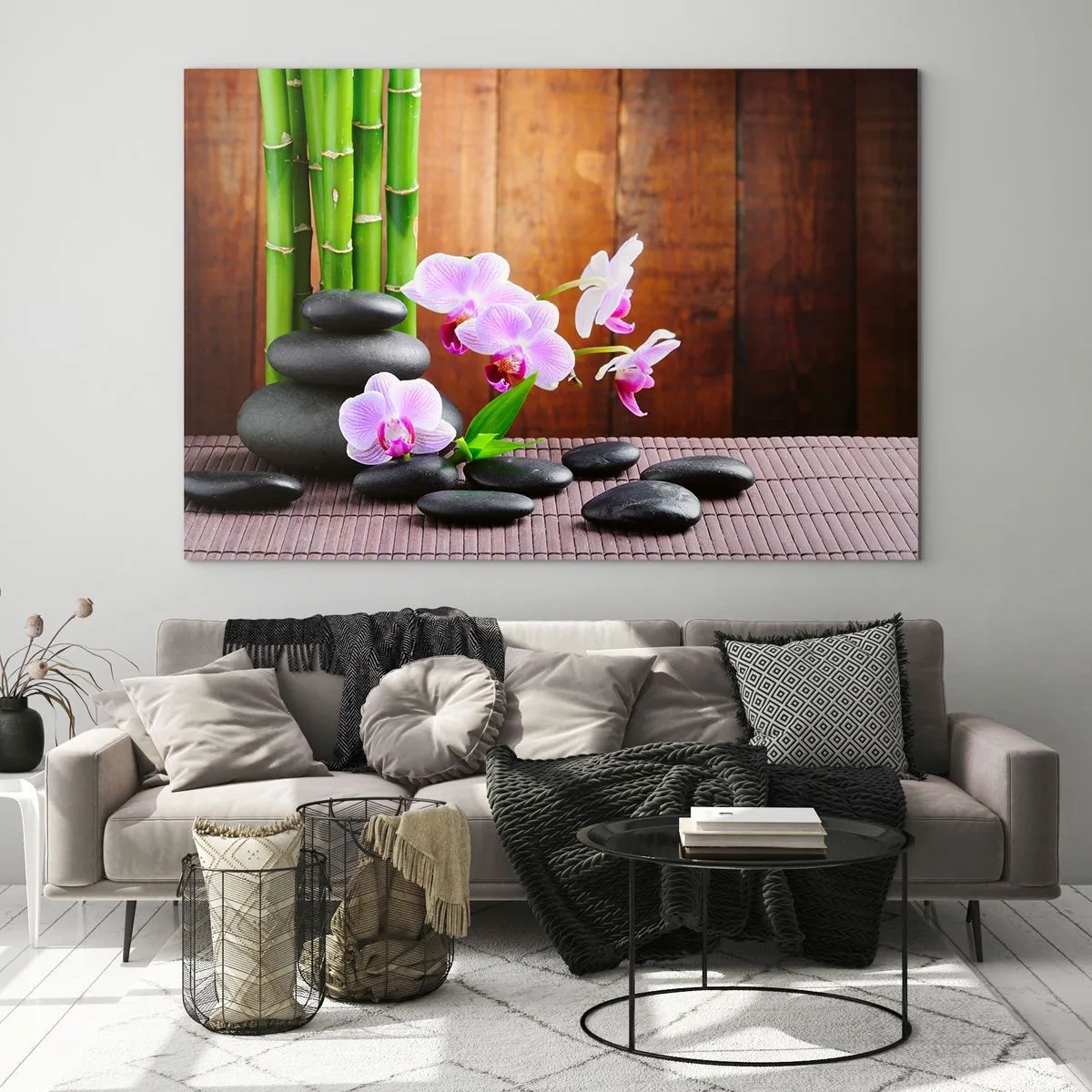 Glass picture - Get to Know Pleasures of the East - 100x70 cm