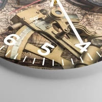 Clock face with numbers