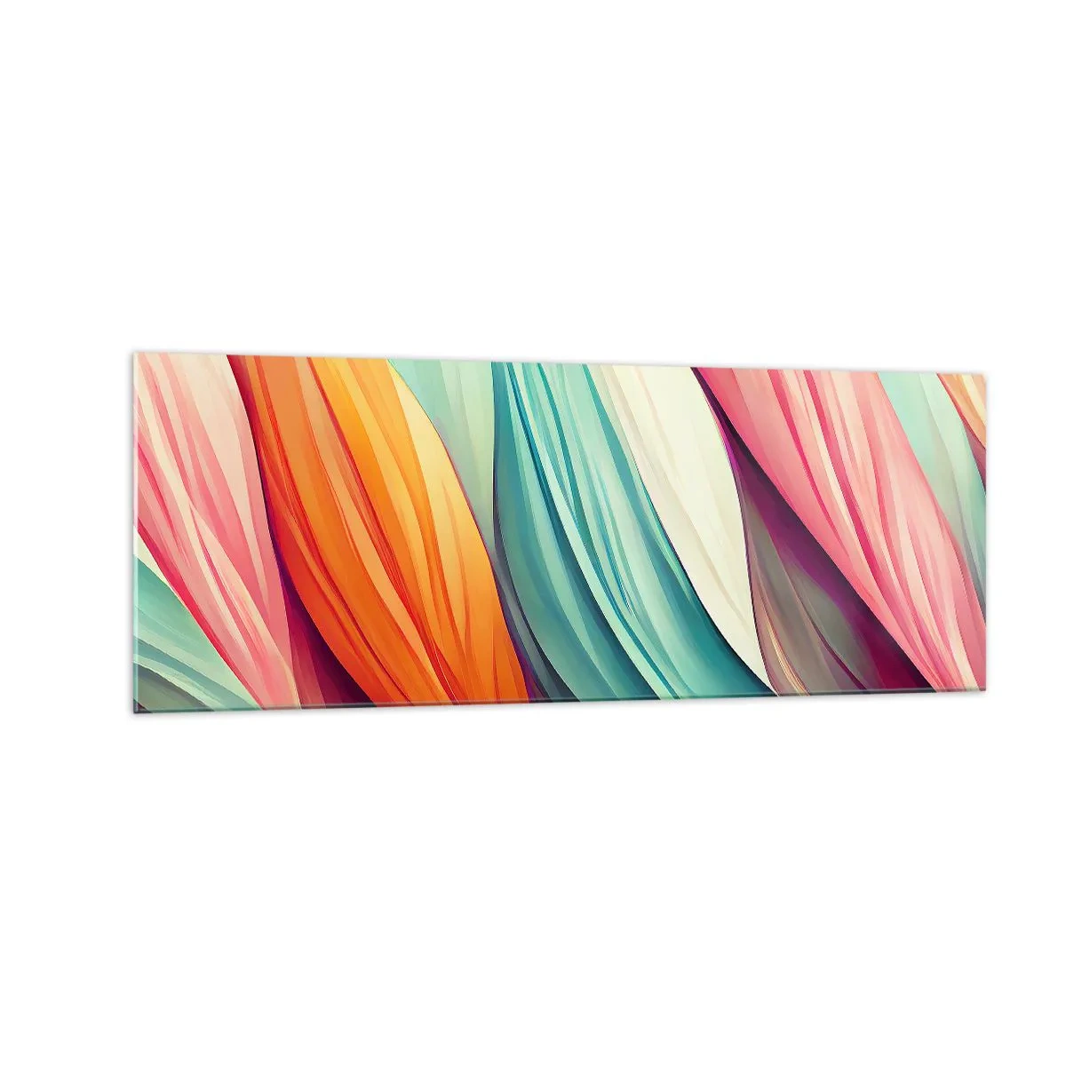 Glass picture - Rainbow Knot - 140x50 cm