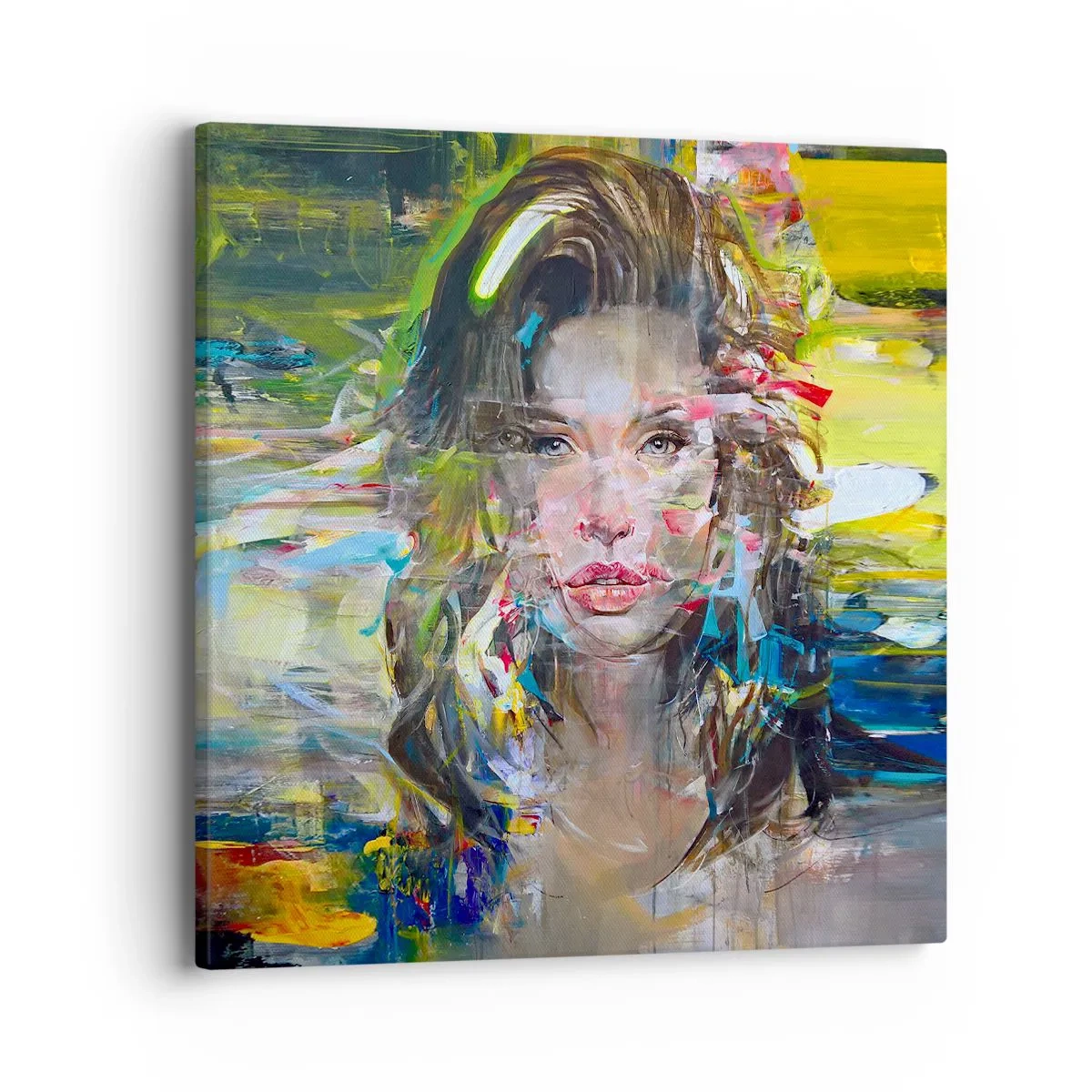 Canvas picture - Behind a Curtain of Air - 40x40 cm