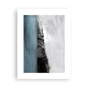 Poster - Water-Earth: Clash of Elements - 30x40 cm
