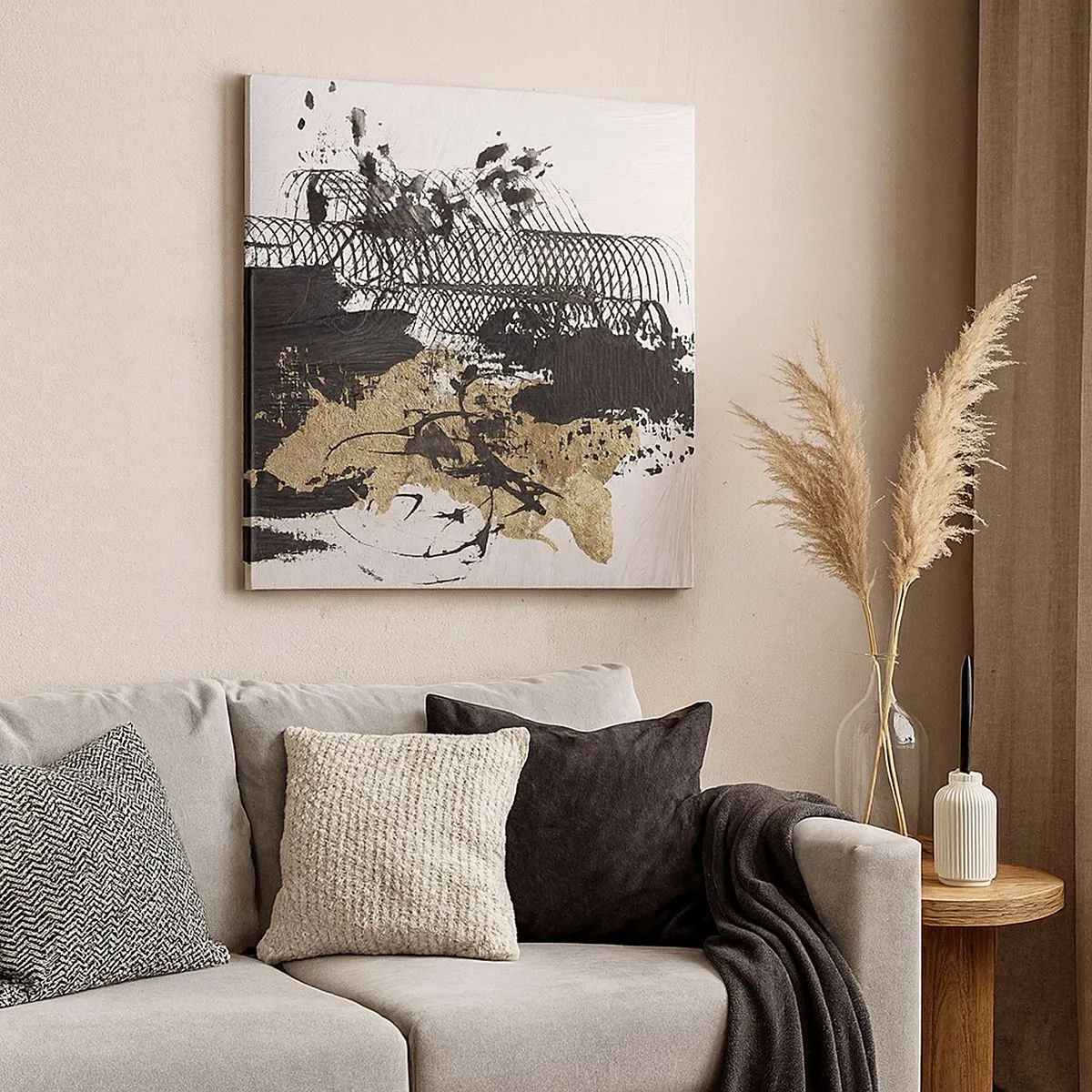 Canvas picture - Composition With Passion - 30x30 cm