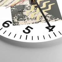 Clock face with numbers