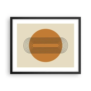 Poster in black frame - Perfect Plan - 50x40 cm